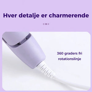 Krøllejern med bølgeformet varmeelement