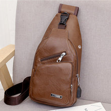 Indlæs billede til gallerivisning Crossbody taske med USB Port (Herre)
