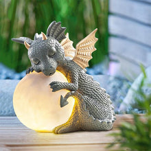 Indlæs billede til gallerivisning MystiCalls Garden Dragon mediteret statue indsamling
