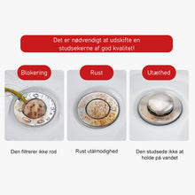 Indlæs billede til gallerivisning Universal pop-up afløbsfilter i rustfrit stål
