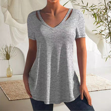 Indlæs billede til gallerivisning European and American new short-sleeved tops
