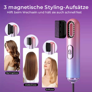 3 in 1 blattloser professioneller Plasma-Haartrockner
