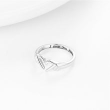 Indlæs billede til gallerivisning To My Daughter ‘I Love You Forever’ Heart Ring
