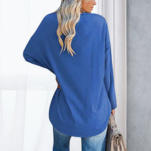 Indlæs billede til gallerivisning Drop Sleeve Bluse med V-udskæring
