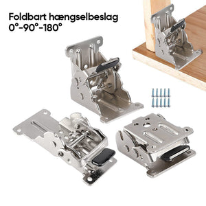 Hængsel til foldbare bordben