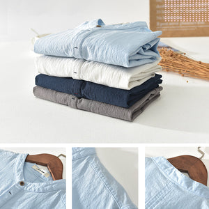 PROVENCE LINNED SKJORTE