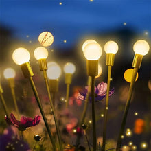 Indlæs billede til gallerivisning Solcelledrevent Plug-in LED Havelys Firefly i ildfluemotiv
