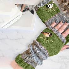 Indlæs billede til gallerivisning Varme patchwork-broderede handsker
