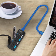 Indlæs billede til gallerivisning USB-hub med flere porte og høj hastighed
