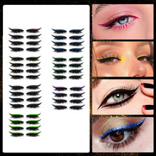 Indlæs billede til gallerivisning Genanvendelige eyeliner og øjenvippeklistermærker (4 par)
