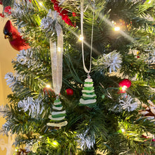 Indlæs billede til gallerivisning 🎄Juletræspynt af søglas fra Erie-søen
