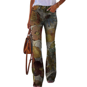 Flare jeans med 4 knapper
