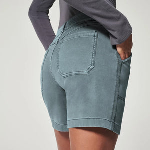 Strækbare twillshorts (Dame)