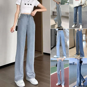 Bredbenede jeans (Dame)
