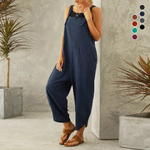 Indlæs billede til gallerivisning Ensfarvet afslappet jumpsuit (Dame)
