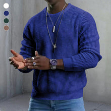 Indlæs billede til gallerivisning Langærmet Pullover-sweater med rund hals
