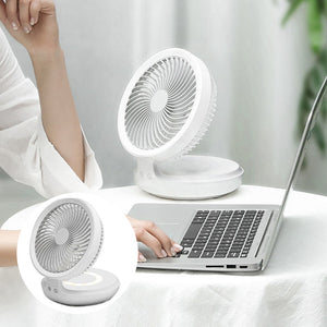 Foldbar skrivebordsventilator