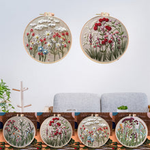 Indlæs billede til gallerivisning Ringformet blomsterbroderisæt til begyndere
