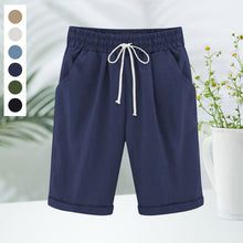 Indlæs billede til gallerivisning Afslappede og behagelige sommershorts med elastisk talje
