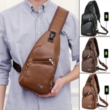 Indlæs billede til gallerivisning Crossbody taske med USB Port (Herre)
