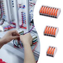 Indlæs billede til gallerivisning Universal Wire Connector Terminal Block til hurtig ledningsføring

