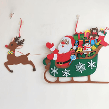 Indlæs billede til gallerivisning NYT OPGRADERET gør-det-selv Filtjuletræ, En glimrende gave til børn
