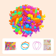 Indlæs billede til gallerivisning 💍Fremstillingssæt til børnesmykker med snapspænde perler
