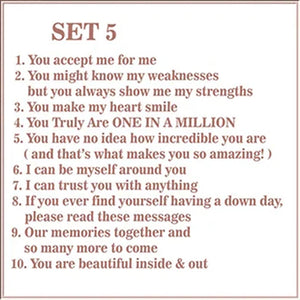"Reasons Why You Are My Friend" Venskabsgave