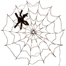 Indlæs billede til gallerivisning Dekorative spindelvævs-LED lys til Halloween
