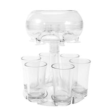 Indlæs billede til gallerivisning Dispenser og holder til 6 shotglas

