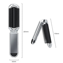 Indlæs billede til gallerivisning Travel Folding Mirror Hair Brush
