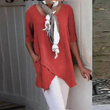 Indlæs billede til gallerivisning T-shirt med snitåbning
