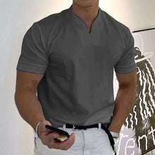 Indlæs billede til gallerivisning Kortærmet fitness T-shirt med korte ærmer
