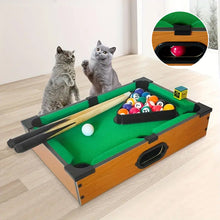 Indlæs billede til gallerivisning Mini pool bord interaktivt kattelegetøj
