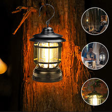 Indlæs billede til gallerivisning Bærbar Retro Camping lampe
