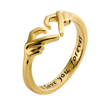 Indlæs billede til gallerivisning To My Daughter ‘I Love You Forever’ Heart Ring
