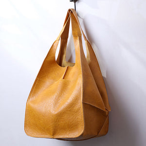 Kvinder Oversize Weekender læder håndtasker