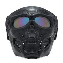 Indlæs billede til gallerivisning Ride/MC kraniemaske med briller
